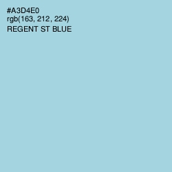 #A3D4E0 - Regent St Blue Color Image
